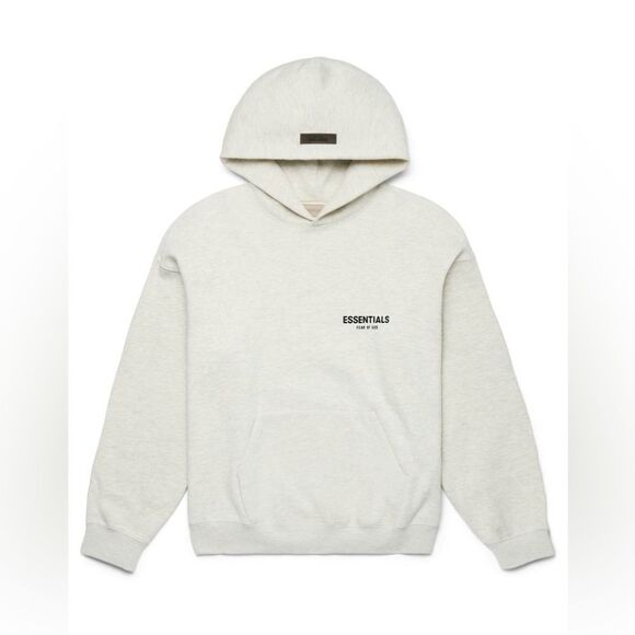 Fear of God Essentials Hoodie Light Oatmeal size medium NWT in packaging